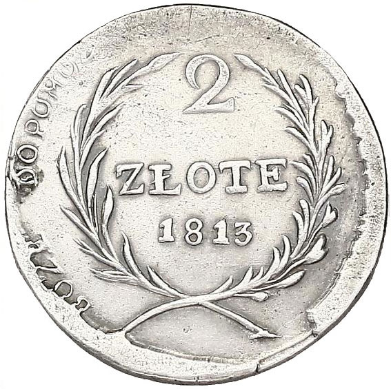 Lieblingsstück der Woche: Belagerungsmünze Zamosc - 2 Zloty 1813 - 