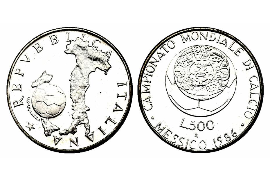 500 Lire 1986 “FWM“  KM.119  stgl.