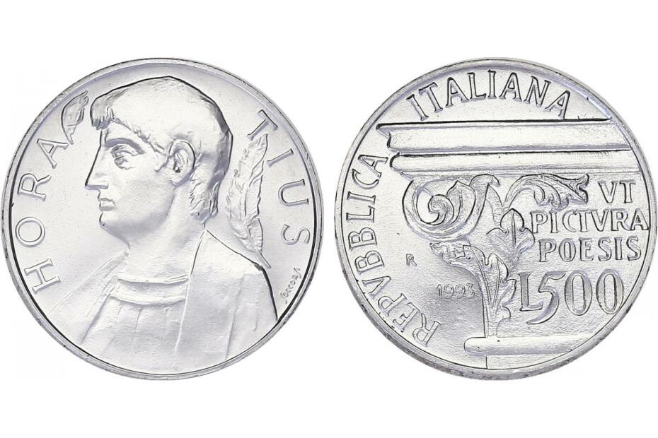 500 Lire 1993 "Horatius“  KM.156  stgl.