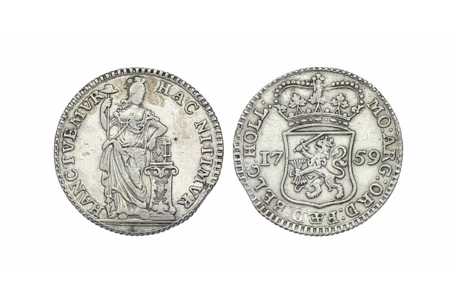 1/4 Gulden 1759 KM.100  ss R