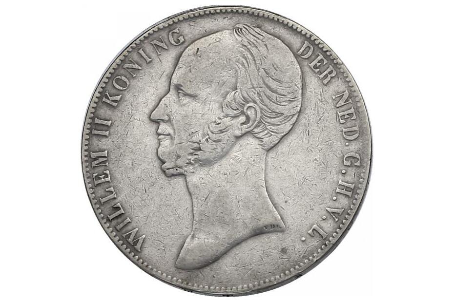 2 1/2 Gulden 1845 KM.69  ss