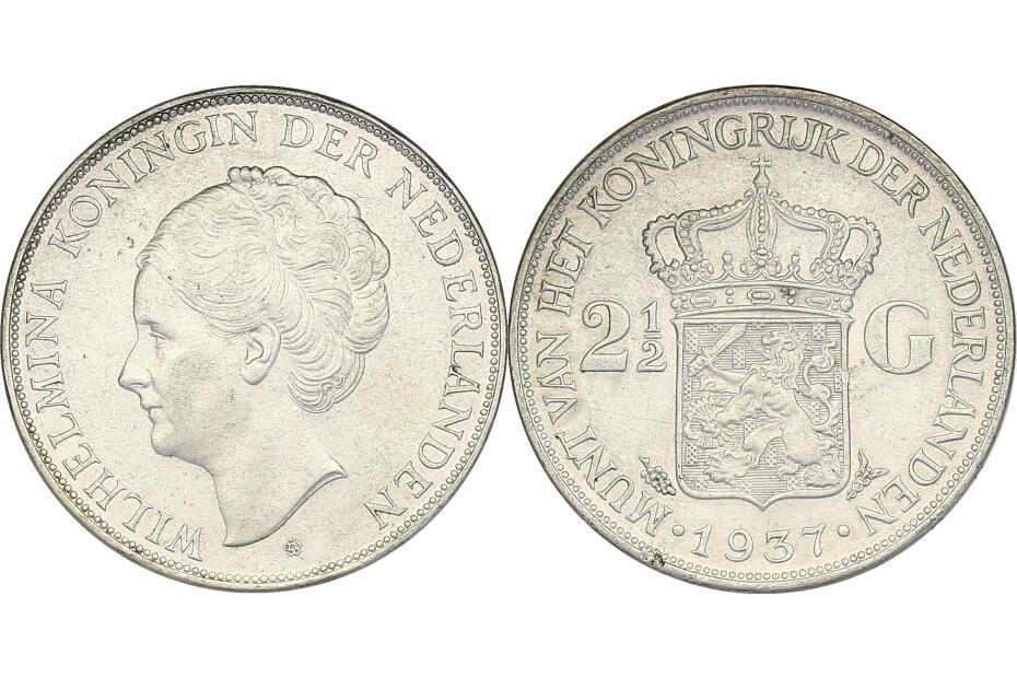 2 ½ Gulden 1937 KM.165  f.stgl
