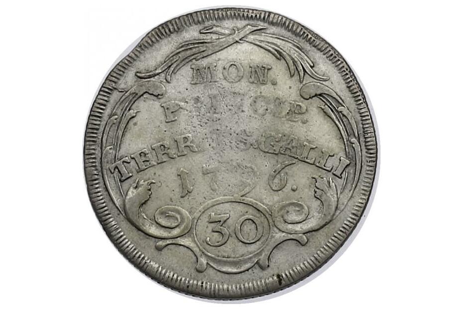 30 Kreuzer = 1/2 Gulden 1796 HMZ752  f.ss/ss