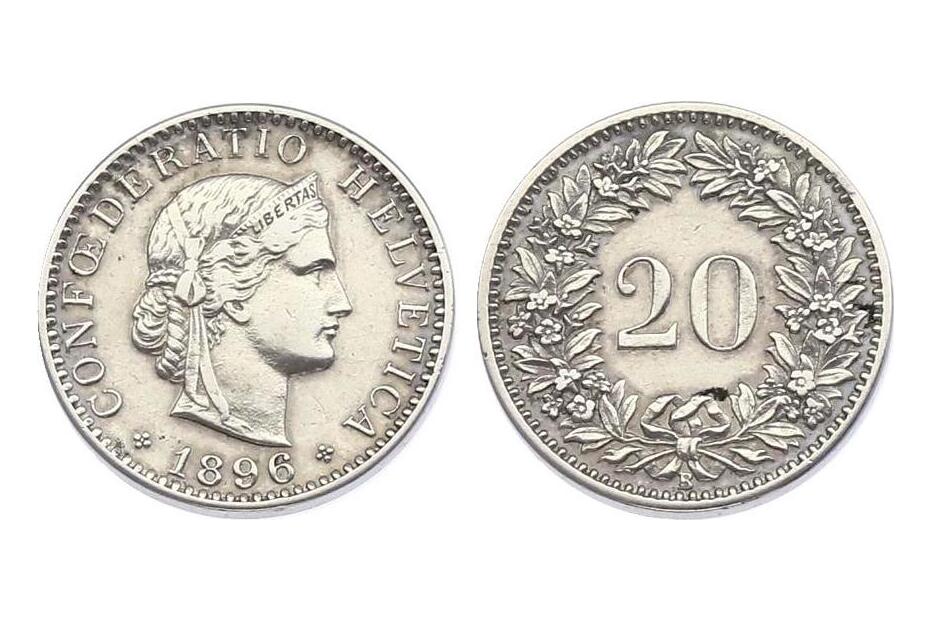 20 Rappen 1896 B vz