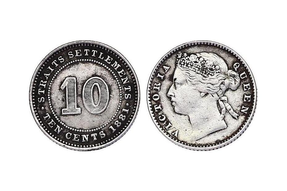 10 Cents 1881 KM.11  ss