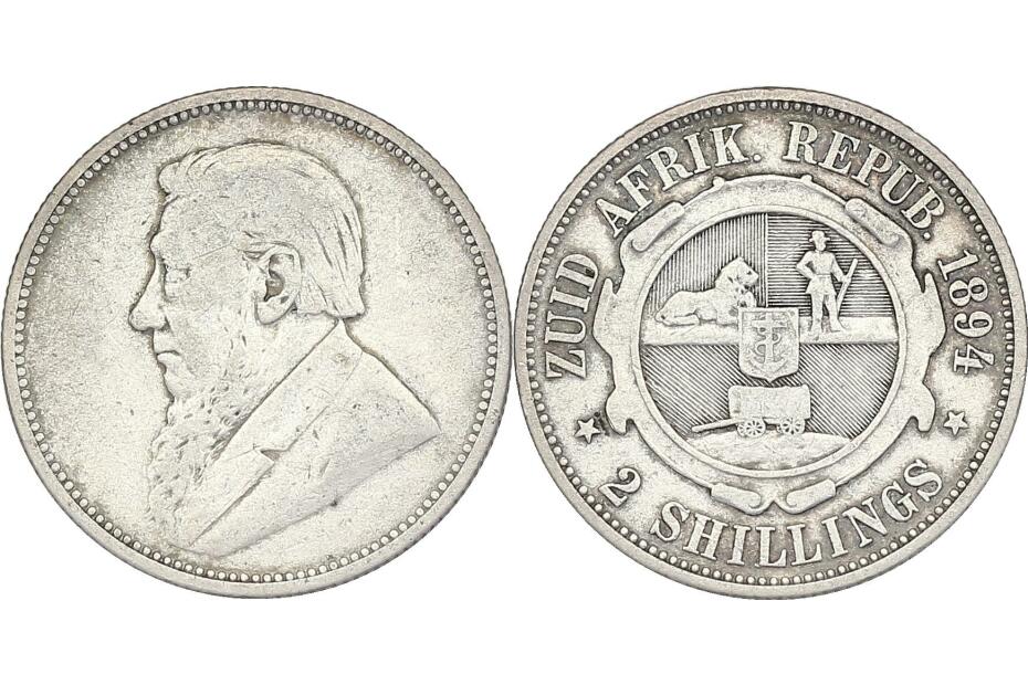 2 Shillings 1894 KM.6  ss