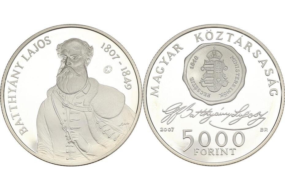 5000 Forint 2007 "Lajos Batthyany" pp