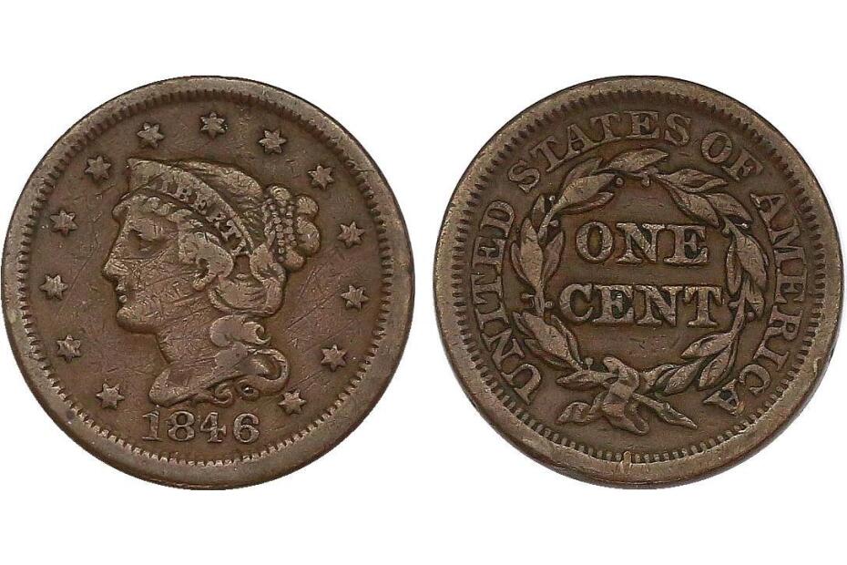 Cent 1846 "Braided Hair" ss-vz