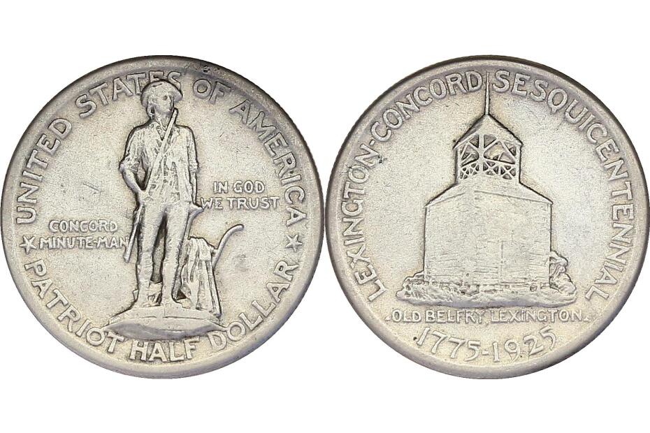 1/2 Dollar 1925 "Lexington" KM.156  ss