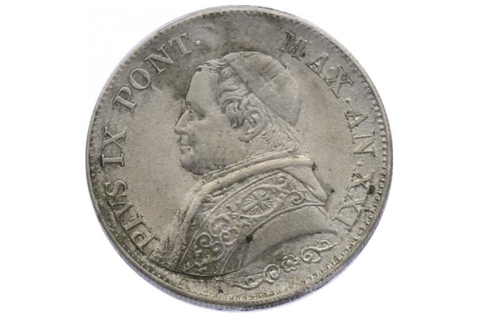 Lira 1866 R (Jahr XXI) KM.1377.3  f.stgl. R