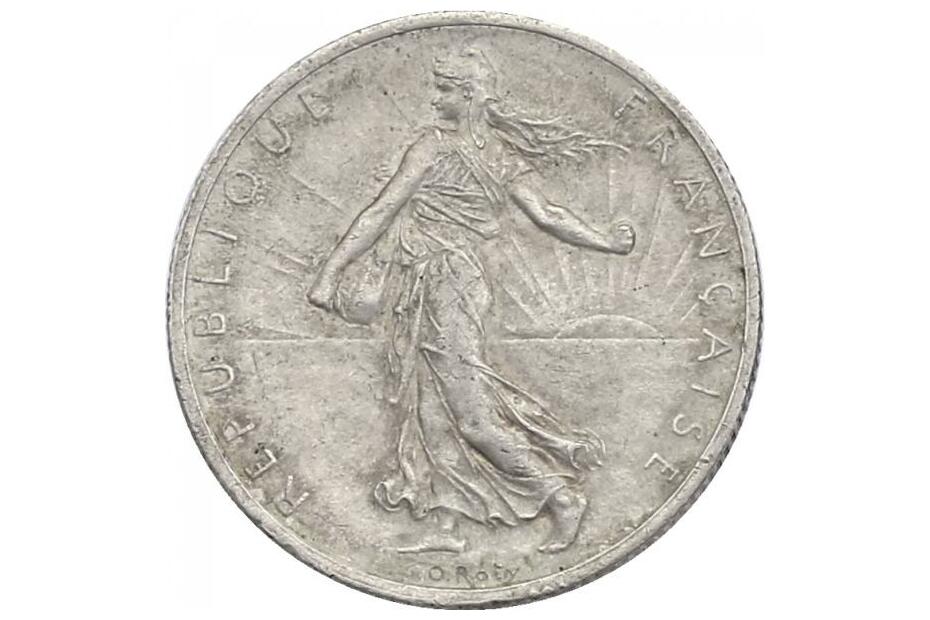 2 Francs 1898 KM.845.1  f.stgl.