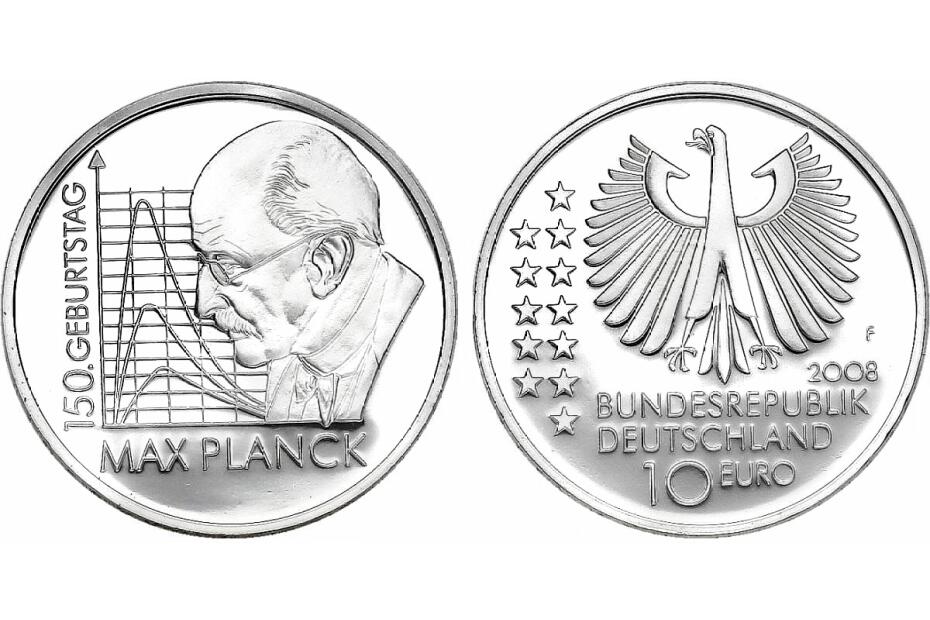 10 Euro 2008 F "Max Planck" KM.272