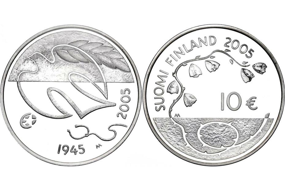 10 Euro 2005 "60 Jahre Frieden" KM.120 stgl.