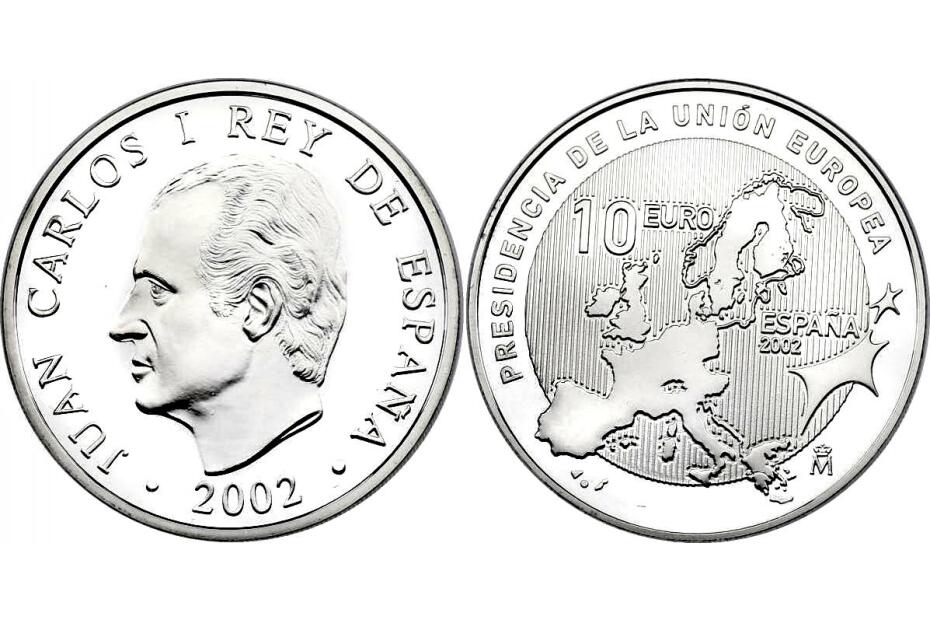 10 Euro 2002  EU-Präsidentschaft KM.1048 pp