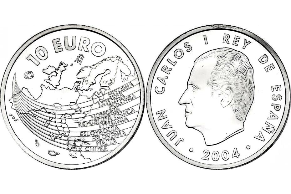 10 Euro 2004  "EU-Erweiterung"  KM.1099 pp