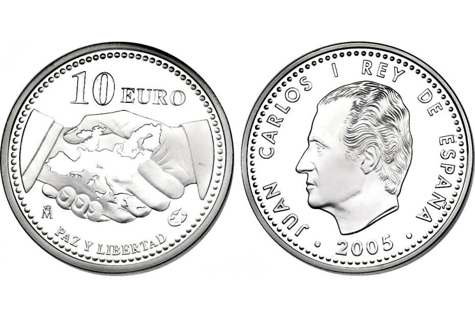 10 Euro 2005  "60 Jahre Kriegsende"  KM.1065 pp