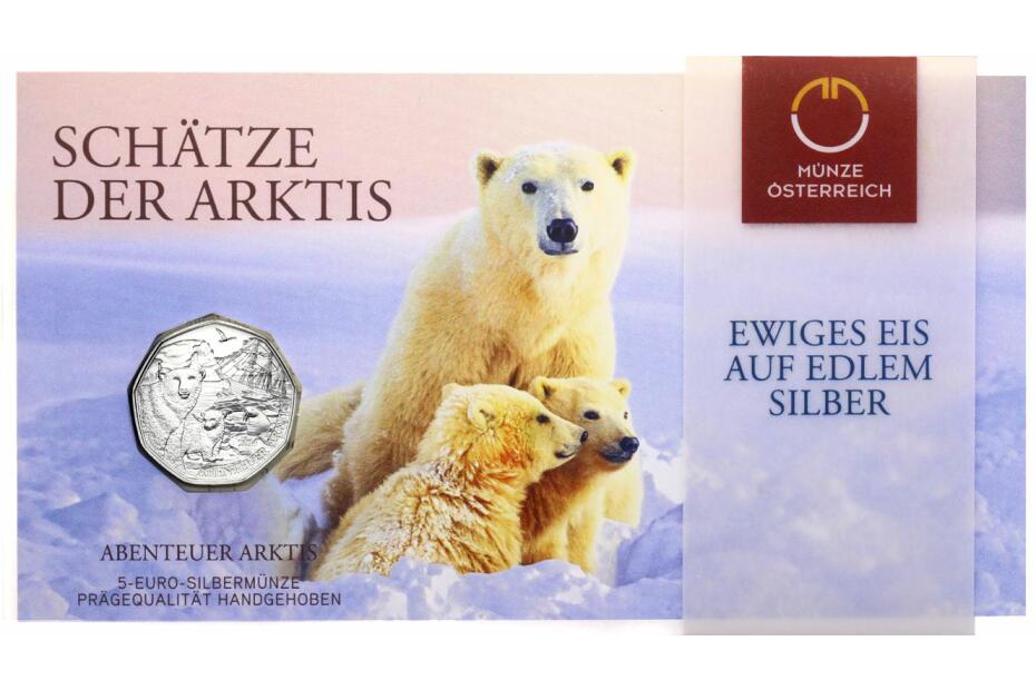 5 Euro 2014 "Abenteuer Arktis" hdgh. im Blister