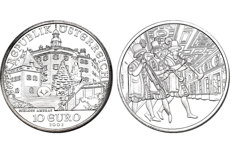 10 Euro 2002 "Schloss Ambras" stgl.