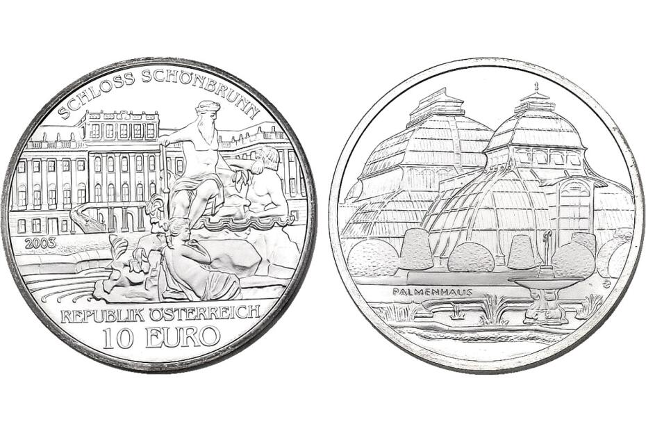 10 Euro 2003 "Schloss Schönbrunn" stgl.