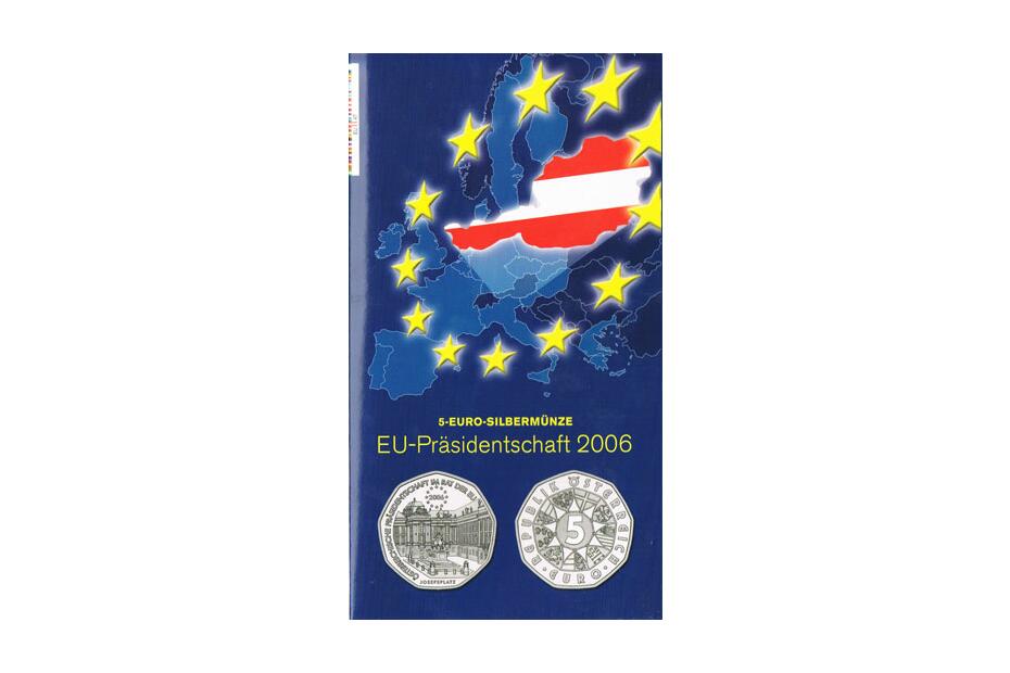 5 Euro 2006 "EU-Präsidentschaft" hdgh. im Blister