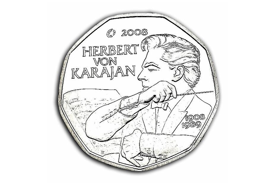 5 Euro 2008 "Herbert von Karajan" stgl.