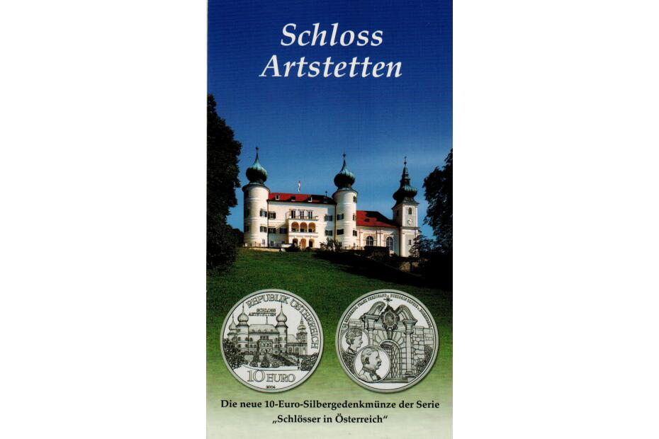 10 Euro 2004 "Schloss Artstetten" hdgh. im Blister