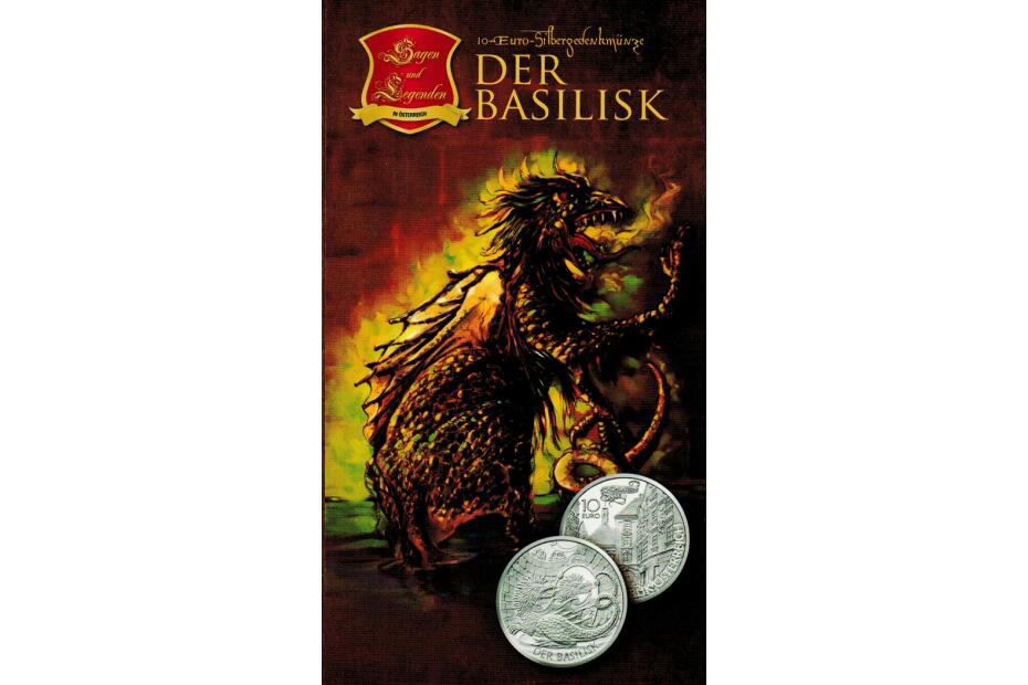 10 Euro 2009 "Der Basilisk" hdgh. im Blister