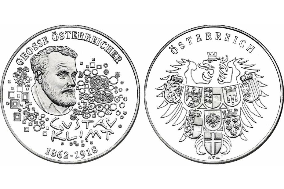 Ag-Medaille "Gustav Klimt (1862 - 1918)" pp