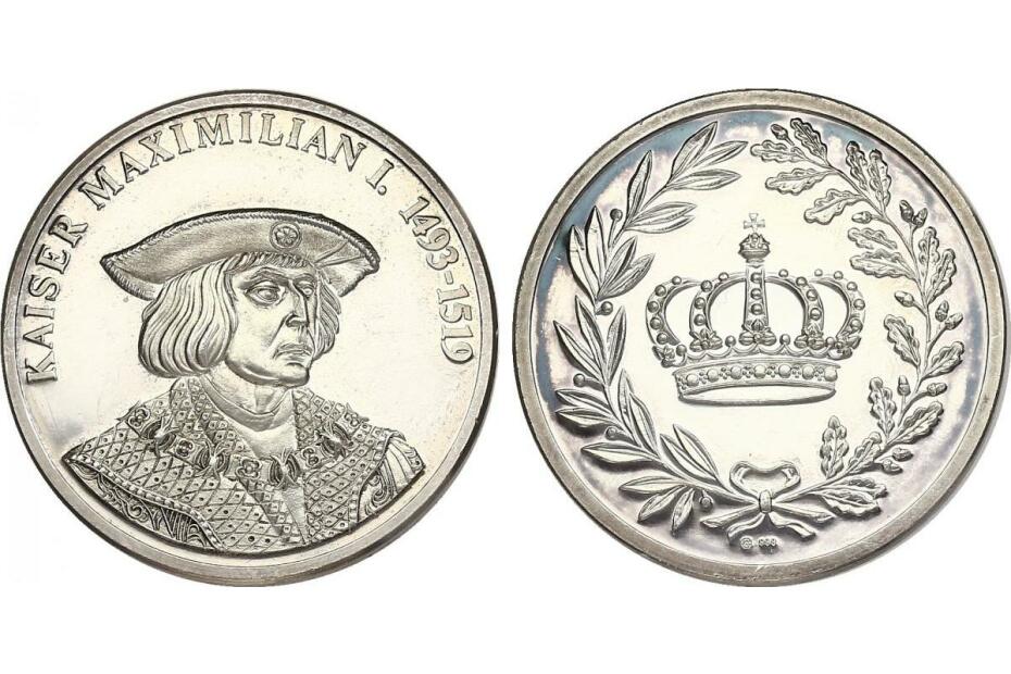 Österreich - Tirol Ag-Medaille o.J. Kaiser Maximilian I. (1493 - 1519) stgl