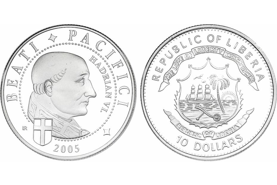 10 Dollar 2005 "Papst Hadrian VI." KM.-- pp