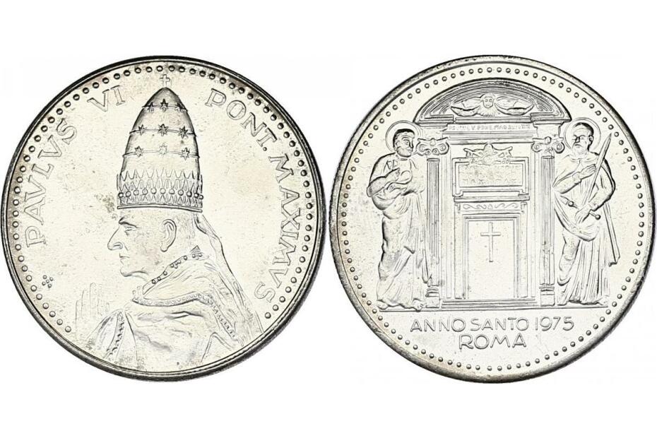 Cu-Medaille 1975 "Petrus & Paulus" vz-stgl.