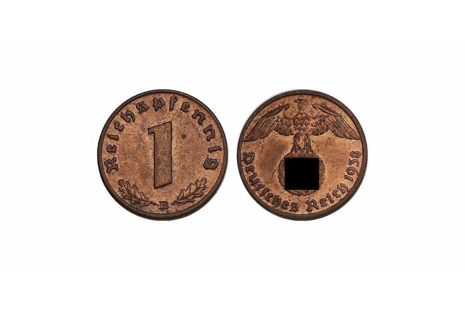 Reichspfennig 1938 B  J.361 vz