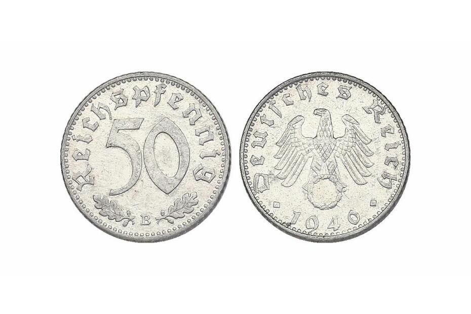 50 Reichspfennig 1940 B J.372 f.stgl.