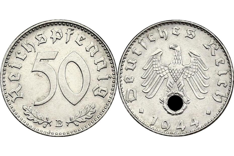 50 Reichspfennig 1944 B J.372 stgl.