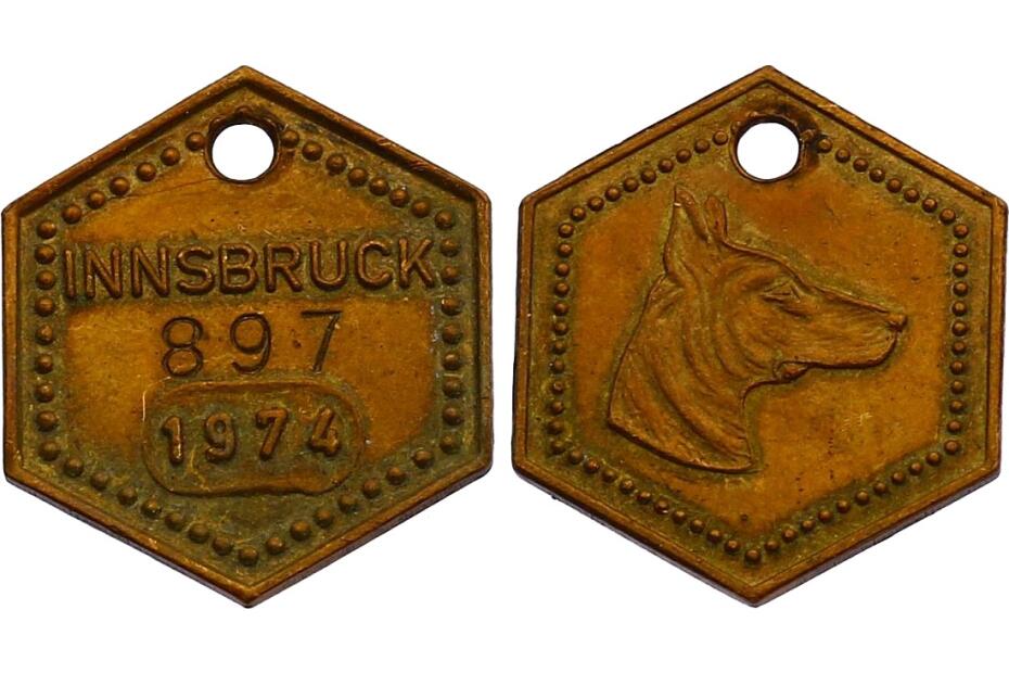 Innsbruck: Hundemarke 1974  Nr.897  vz