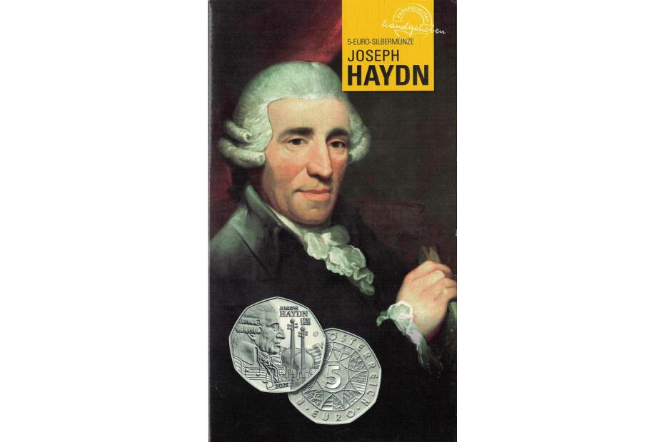 5 Euro 2009 "Joseph Haydn" hdgh. im Blister