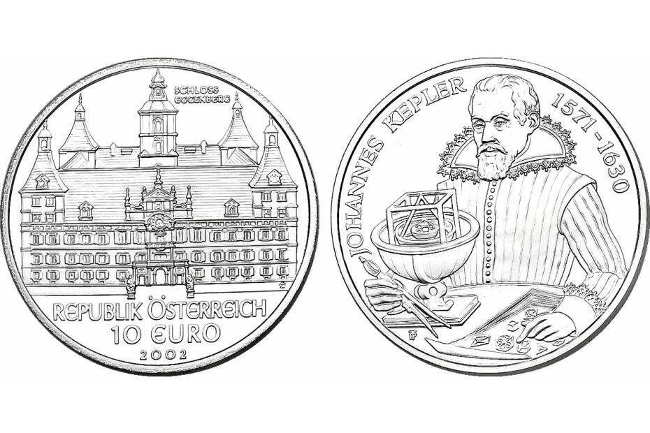 10 Euro 2002 "Schloss Eggenberg" pp im Originaletui + Zertifikat