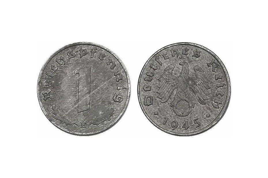 Reichspfennig 1945 E   J.369  vz  R
