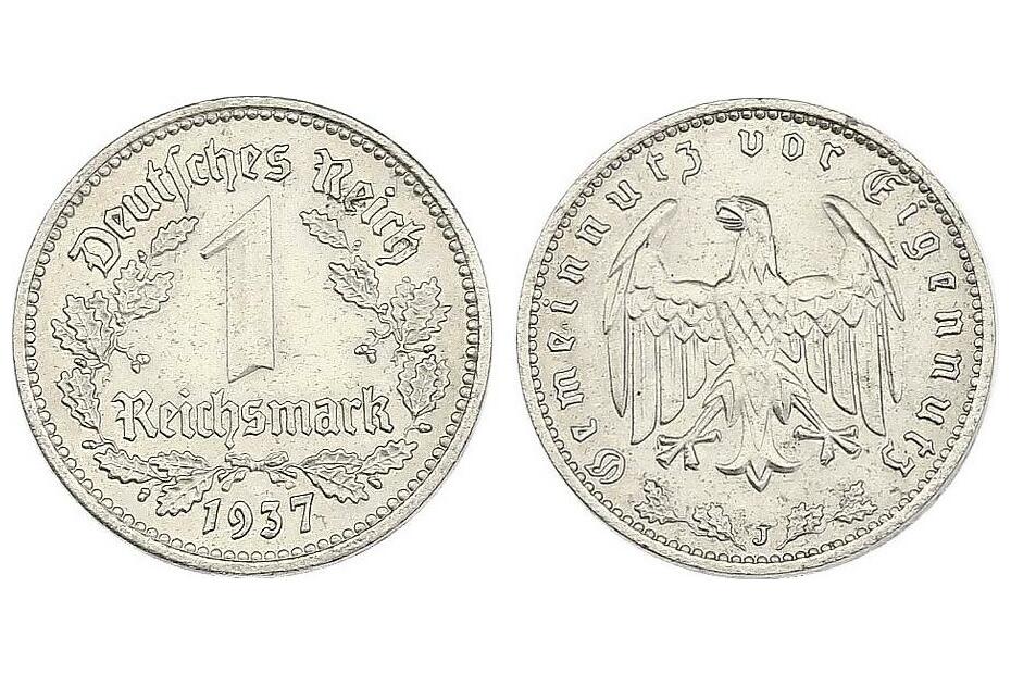 Reichsmark 1937 J  J.354  f.stgl.