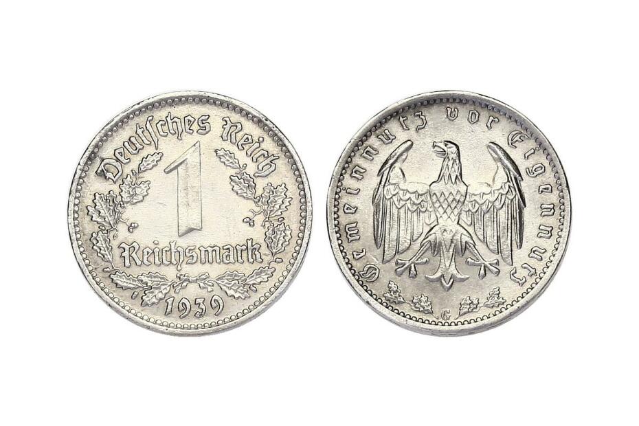 Reichsmark 1939 G  J.354  f.stgl., R