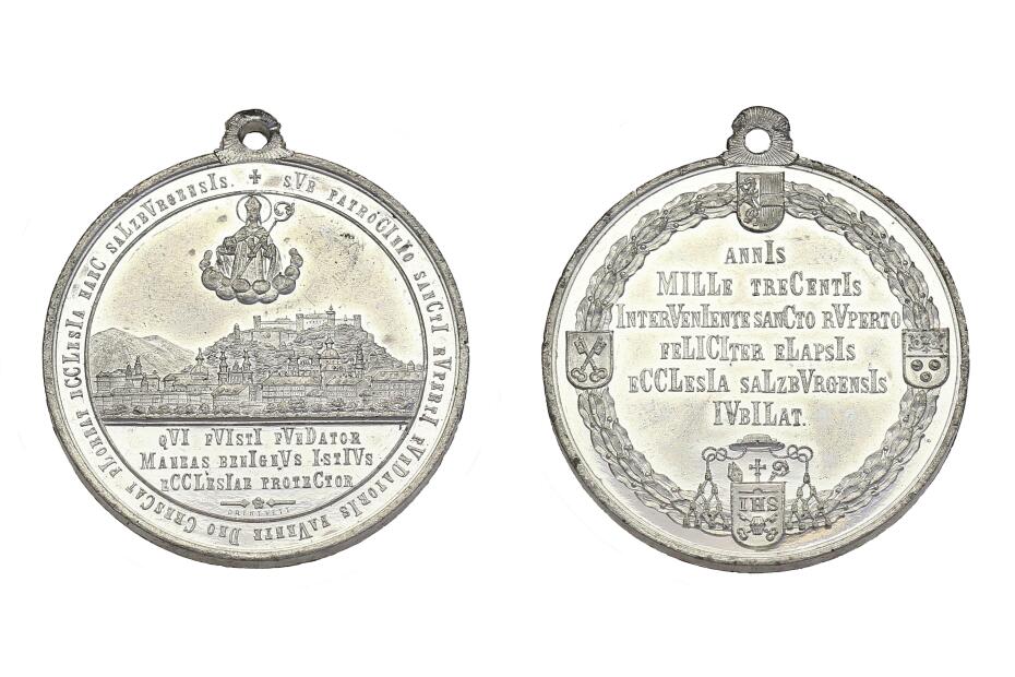 *ZN-Medaille 1882 "1300 J. Stiftsjubiläum", 41mm  f.stgl.