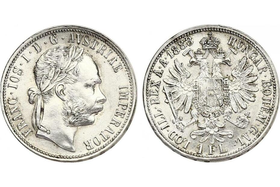 Gulden 1883 J.342  vz