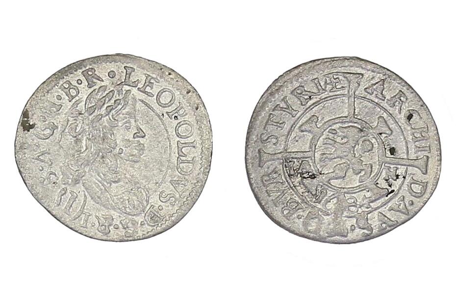 Kreuzer 1684 I.A.N. Graz Her.1685  f.vz  R