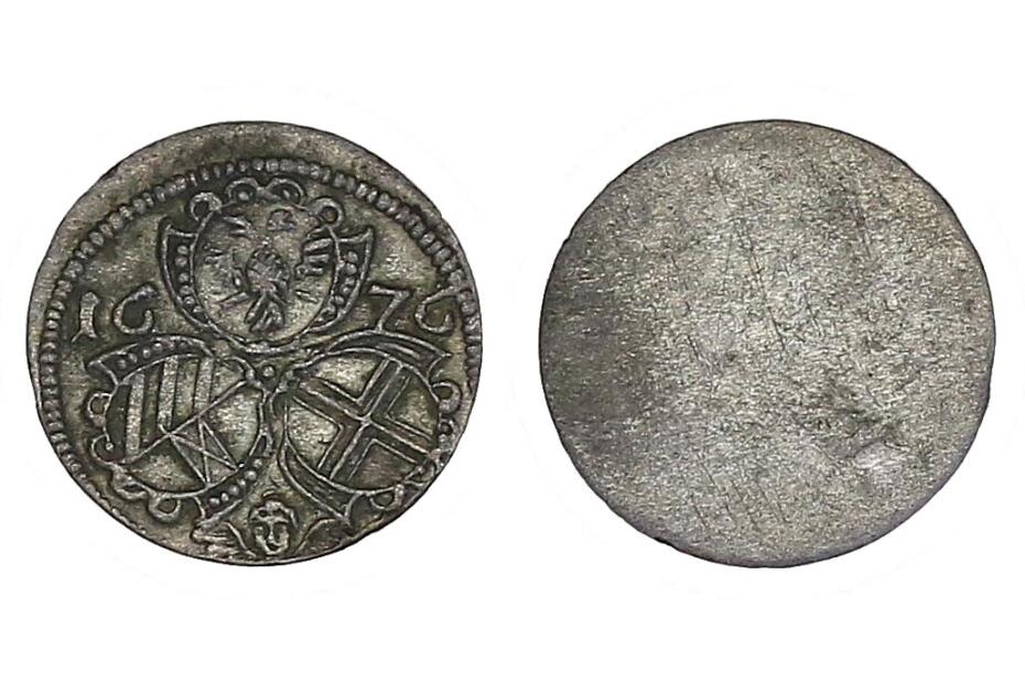 2 Pfennig 1676 Wien Her.2047  vz
