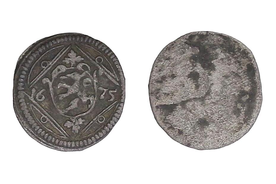 Pfennig 1675 Graz Her.2108  f.vz  R
