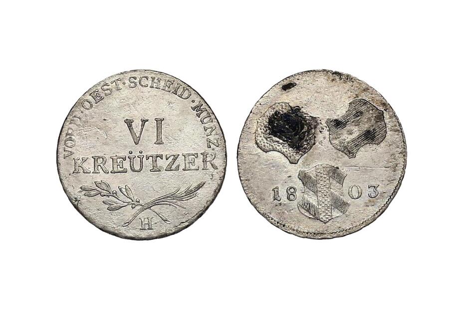 VI Kreuzer 1803 H   J.37/Her.905  f.vz