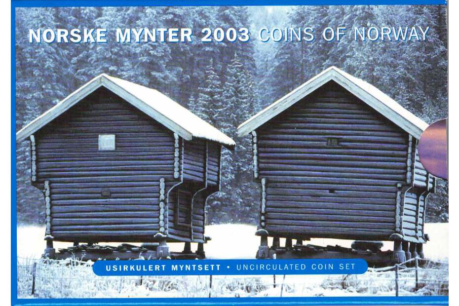 KMS 2003 (50 Öre - 20 Kronen) stgl. im Originalblister