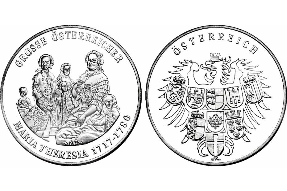 Ag-Medaille "Maria Theresia (1717 - 1780)" pp
