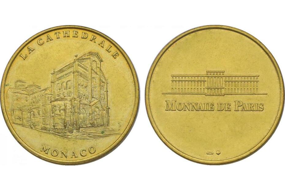 CuNi-Medaille 1998 "La Cathedrale Monaco" f.stgl.
