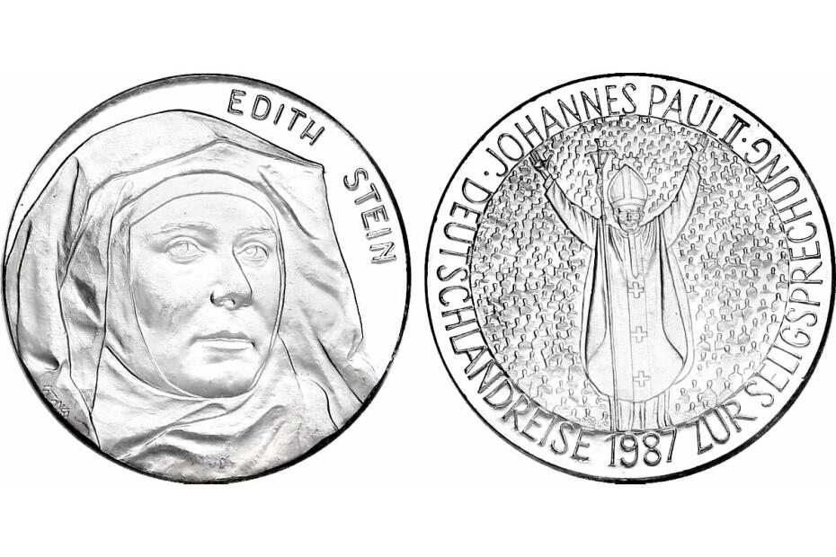 Ag-Medaille 1987 "Seligsprechung Edith Stein" pp